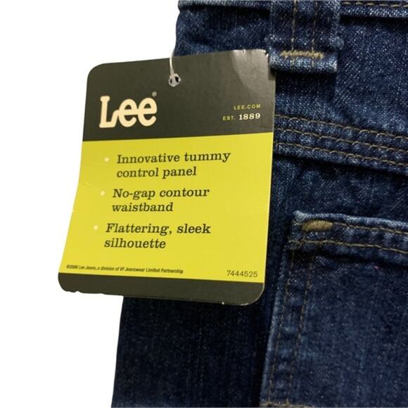 NEW Lee painter denim jean shorts. Size 14 medium color dark Stone. - Picture 4 of 6